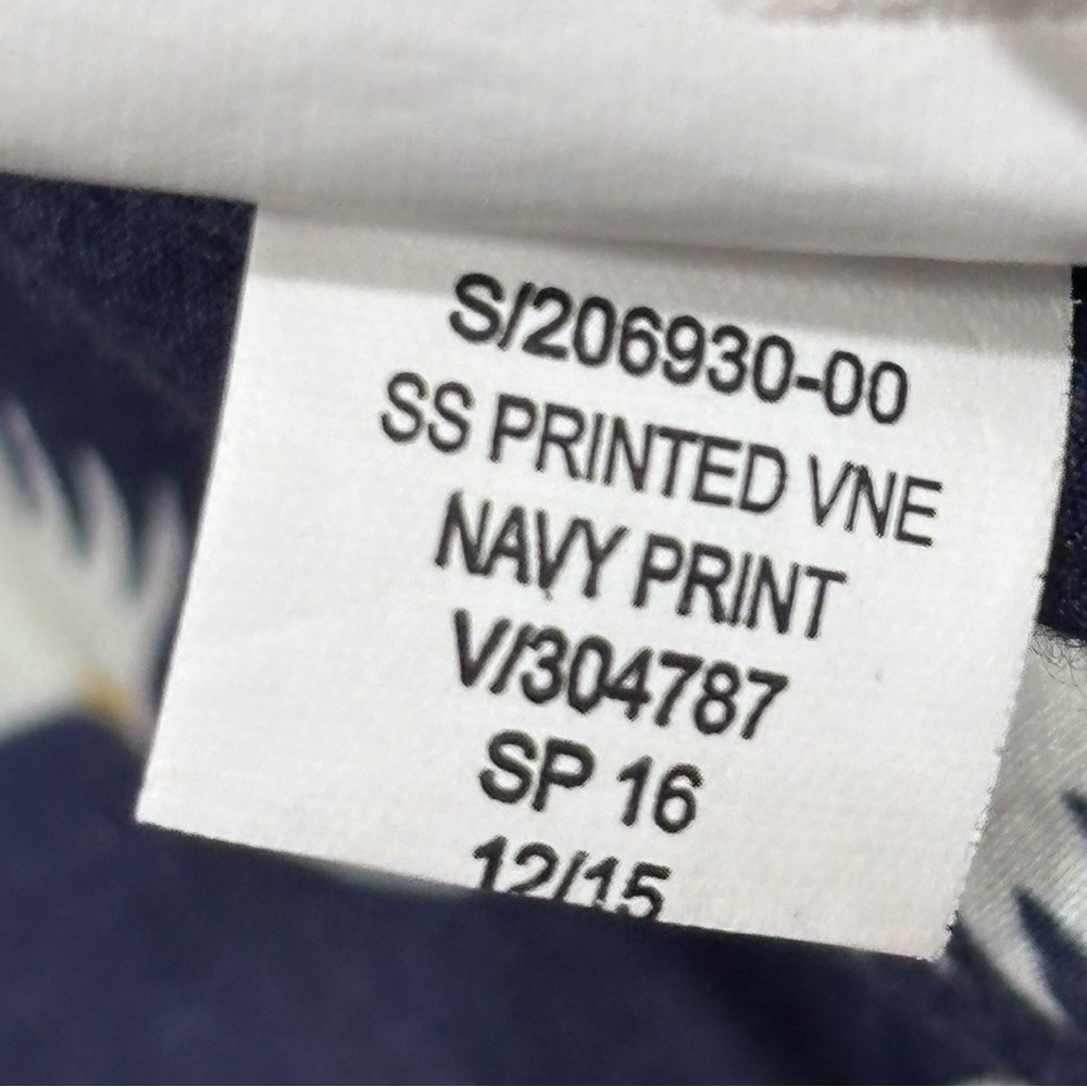 Old Navy jumpsuit XXL navy blue floral pocket tie waist short sleeve snap bodice - Picture 12 of 14